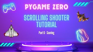 Make a Space Shooter Game in Python (Pygame Zero Tutorial Part 6: Scoring Points)