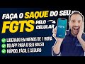 Como sacar o FGTS pelo celular (APP Atualizado 2024) em menos de 40 minutos.