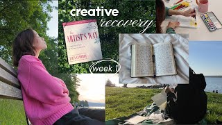 Creative Recovery: Learning to Feel Safe Creating Again | healing my inner child