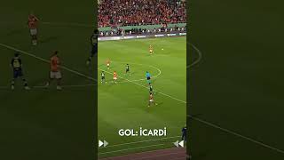 Gol! Icardi Süper Kupa'da golü buluyor! #süperkupa #icardi #galatasaray  #fenerbahçe