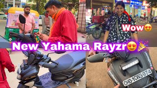 Finally New Bike Aagai🎉😍Yamaha RayZr || Suraj Sharma Life