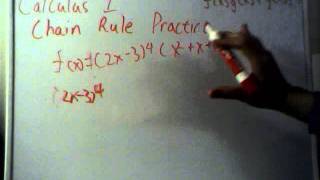 Calculus 1: Chain Rule Practice