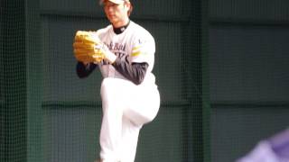 20130224　宮崎生目　斉藤和巳投手　ブルペン