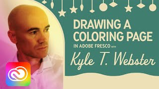 Design a Festive Coloring Book Page with Kyle T. Webster | Adobe Creative Cloud
