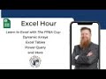 Excel Hour - Learn to Excel with the FP&A Guy