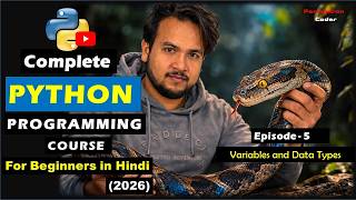 Python Variables and Data Types | Store Data Like a Pro | Python Tutorial - Episode 5