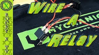 How To Wire a 4 or 5 Pin Relay