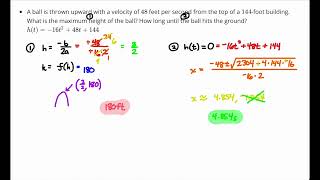 4.1 - Quadratic Functions and Applications