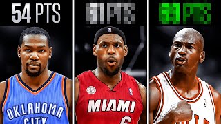Highest Scoring Games of The Greatest NBA Players