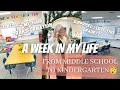 VLOG | week in my life, teaching different grades, my teacher morning routine + hair transformation!