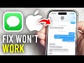 How To Fix iMessage Not Working On iPhone - Full Guide