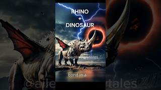 GORILLA + DINO | AI  FUSION  #shorts #viralshorts #viralvideo #aiart #ai #animals #hybrid #fusion