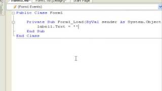 Visual Basic 2005 Tutorial 7: How to use variables
