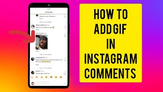 How To Add GIF Comment On Instagram Android/ios New Update