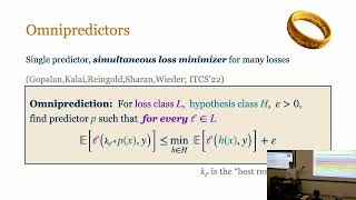 Michael P. Kim: Near-Optimal Algorithms for Omniprediction