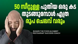 ഒരു പുതിയ ഹോട്ടൽ സെറ്റപ്പ് ചെയ്യാൻ എത്ര രൂപ ചെലവ് വരും?How much will it cost to set up a new hotel?