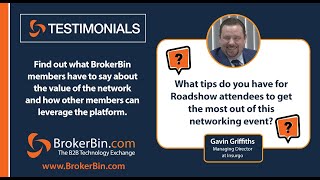 BrokerBin Roadshow Testimonial - Insurgo