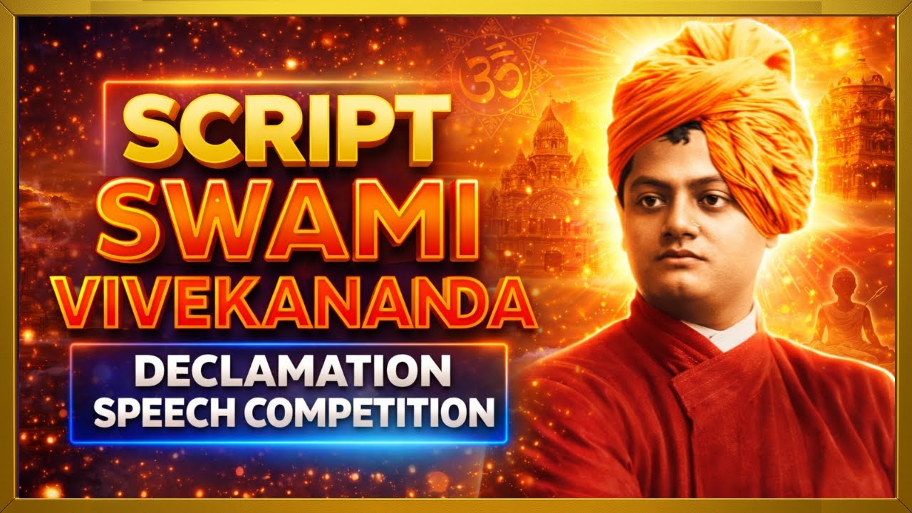 Swami Vivekananda Speech Script рџћ рџ рџ і Declamation Competition Youtube