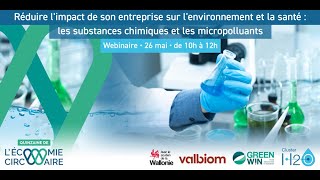 Impact sur l'environnement et la sante: les substances chimiques et les micropolluants - 26 mai 2023