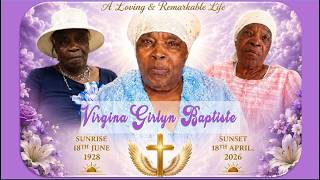 Virgina "Girlyn" Baptiste Funeral