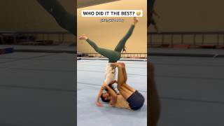 WHO WON THIS CHALLENGE? 😅😂 #shorts #funny #acrobatics #acrobats #viralvideos