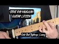 STEVIE RAY VAUGHAN Guitar Lesson 