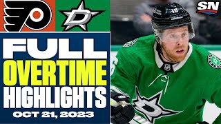 Flyers vs. Stars | FULL Overtime Highlights - October 21, 2023