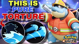 This Full Tank BLASTOISE Build is Pure Torture for Opponents | Hydro Pump + Surf | Pokemon Unite