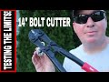 NEW MILWAUKEE 14 INCH BOLT CUTTER PUT TO THE TEST!