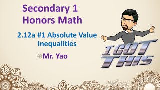 S1H-2.12a #1 Absolute Value Inequalities