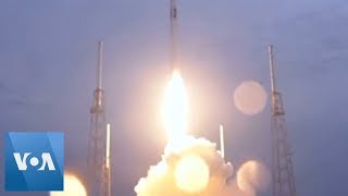 SpaceX Falcon 9 Rocket Launches Communications Satellite