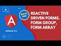 Angular 14 Reactive Driven Forms. Form Group, Form Array, adding dynamic form controls - Angular V14