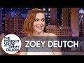 Zoey Deutch Warns Everyone to Not Smoke Woody Harrelson’s Weed