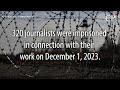 320 Journalists Jailed Globally in 2023