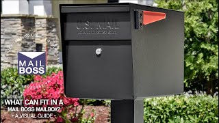 What Can Fit in a Mail Boss Locking Security Mailbox? A Visual Guide