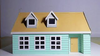 How To Make Simple Miniature Cardboard House