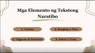 Tekstong Naratibo - Group 5 Video Presentation