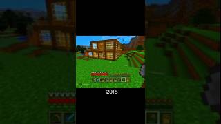 Minecraft evolución (2010-2025)#minecraft #shorts