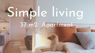 Small apartment | Simple and Slow Living | Scandinavian Minimalism