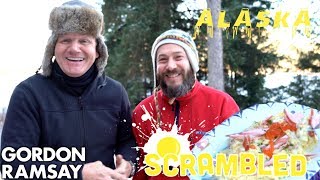 Gordon Ramsay Makes Salmon Scrambled Eggs In Alaska | Scrambled