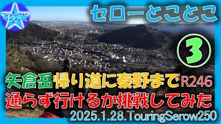 矢倉岳帰り道〜秦野までR246通らずに行けるか挑戦してみた　③　／Serow250とことこ★250128