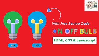 Light or Bulb on off animation using HTML CSS Javascript || Web Development @sudiptasirtutorial