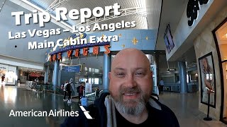 American Airlines Main Cabin Extra - Las Vegas to Los Angeles - Trip Report