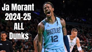 Ja Morant S Top 10 Dunks Of The 2024 25 Nba Season Mp3 Mp4 Download