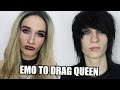 EMO TO DRAG QUEEN MAKEOVER TRANSFORMATION feat. Matthew lush