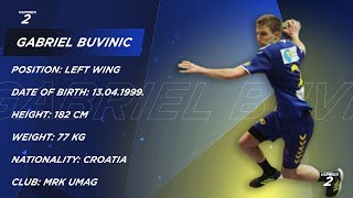 Gabriel Buvinic - Left Wing - MRK Umag - Highlights - Handball - CV - 2020/21