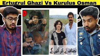 Indian Reaction On Kurulus Osman Vs Ertugrul Ghazi | Osman Ghazi Action Fight Scenes | کشمیر ترانا .