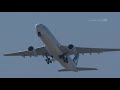 4k 45 big jets from morinig to sunset plane spotting at osaka kansai airport 関西空港 jal ana