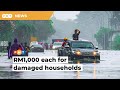 RM1,000 for each household affected by floods