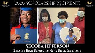 Class of 2020 \u0026 2021 - Lauryn Adams Foundation Scholarship Recipients